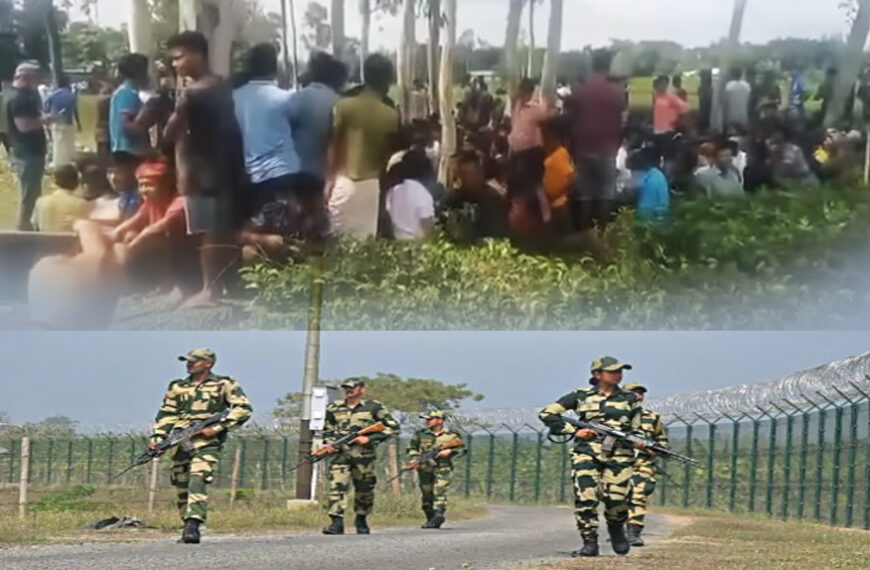 BSF Stops Over Bangladeshi Infiltrators Near West Bengal-Bangladesh Border