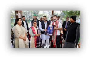 Rahul Gandhi Meets Lalu Prasad Yadav and Tejashwi Yadav in Patna