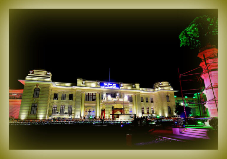 Lighting arrangements for the 85th Bihar Legislative Assembly All India Presiding Officers' Conference