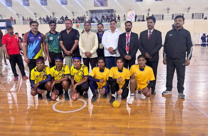 Bihar Police Women’s Sepaktakraw Team Clinches Gold at All India Police Games After Two Decades