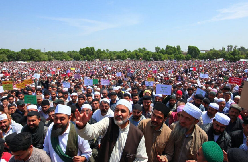 Massive Gathering at Gandhi Maidan for…