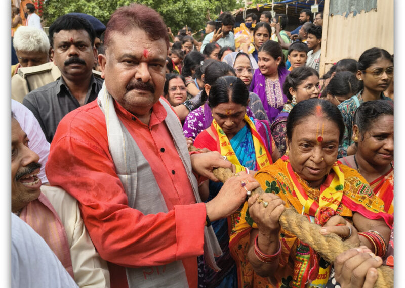 जगन्नाथ की भव्य और आकर्षक शोभा यात्रा निकाली गई