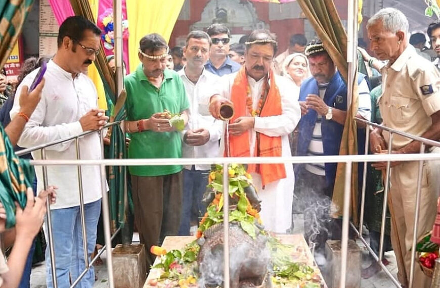 श्री गौरी शंकर मंदिर गायघाट तृतीय सोमवारी