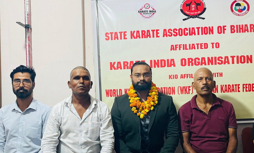 स्टेट कराटे एसोसिएशन ऑफ बिहार को मिला नया अध्यक्ष, सूरज कुमार निर्वाचित