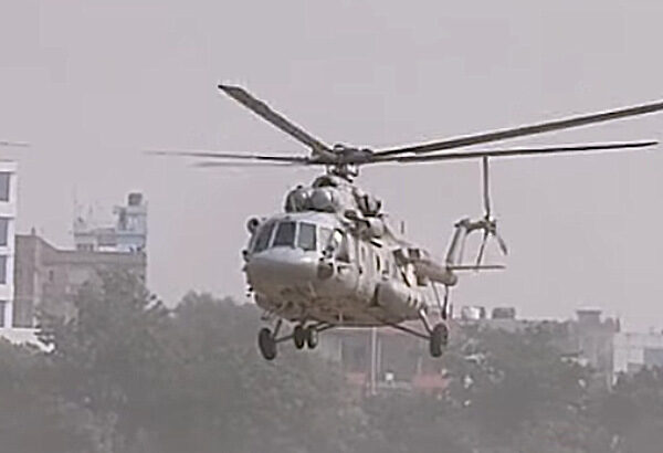 पटना के ऐतिहासिक गांधी मैदान में दूसरी बार किसी राजनीतिक नेता का हेलिकॉप्टर लैंडिंग