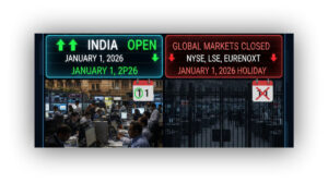 1 जनवरी 2026 को भारतीय शेयर बाजार खुले रहेंगे, वैश्विक बाजार रहेंगे बंद