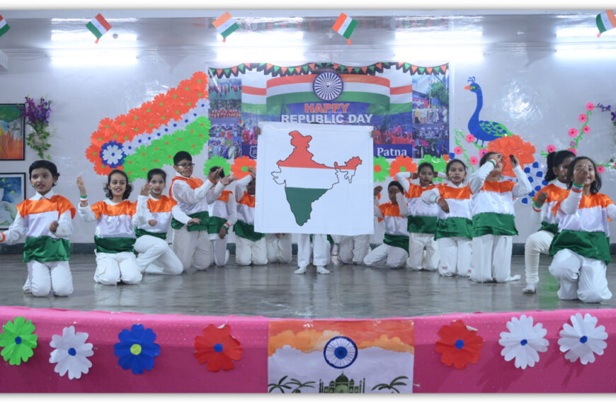 Republic Day Celebrations at International School, Patna showcased patriotism and unity on26th January 2026.