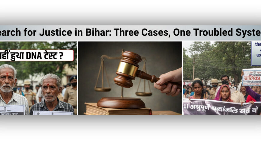 बिहार में न्याय की तलाश: तीन केस, एक सिस्टम पर सवाल