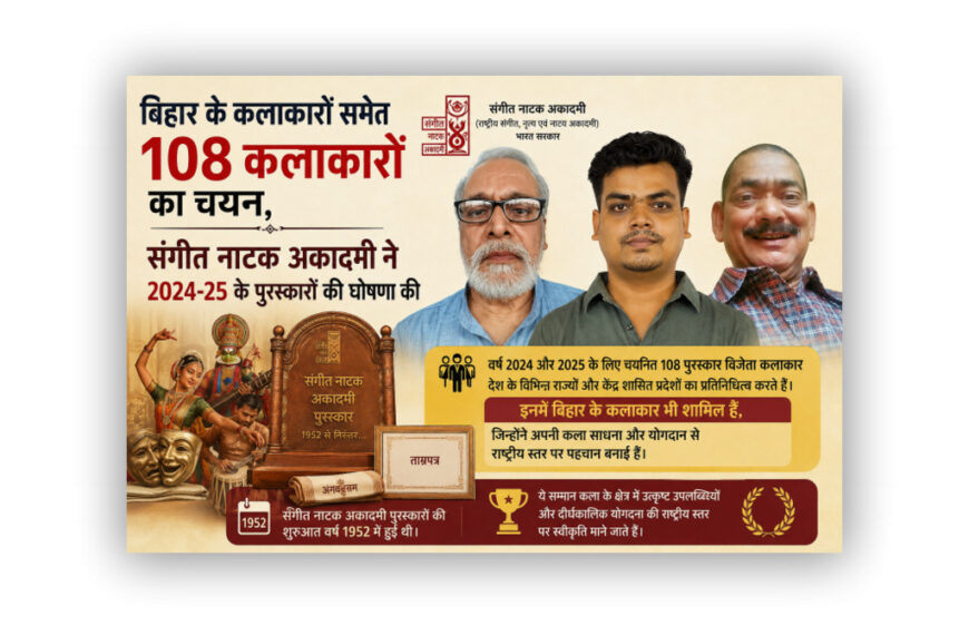 बिहार के कलाकारों समेत 108 कलाकारों&hellip;
