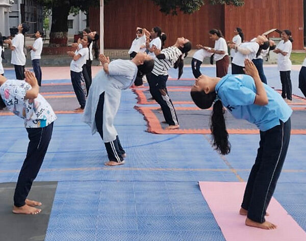 On the occasion of the 12th International Yoga Day, Patna Women’s College (Autonomous)