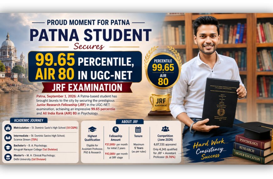 Patna Student Secures 99.65 Percentile, AIR&hellip;