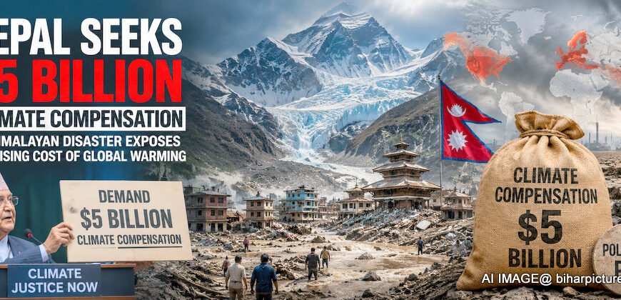Nepal Seeks $5 Billion Climate Compensation as Himalayan Disaster Exposes the Rising Cost of Global Warming